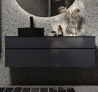 Тумба Decent 120 подвесная Антрацит