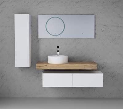 Тумба Modulare модульная 120 см белая