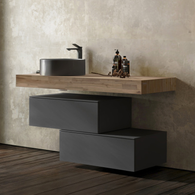 Тумба Modulare модульная 120 см антрацит