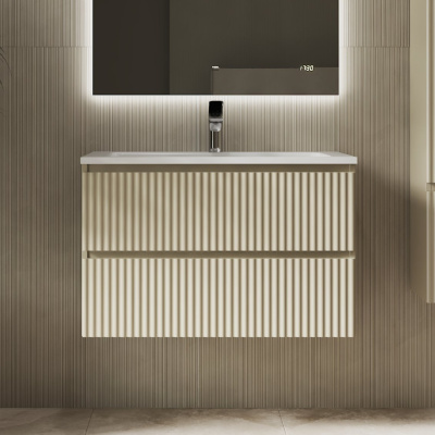 Тумба Coste 80 подвесная Светло-коричневая