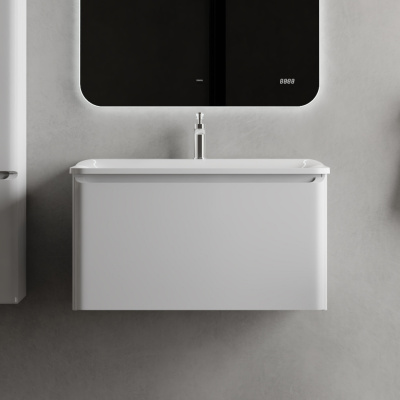 Тумба Welto 80 подвесная белая