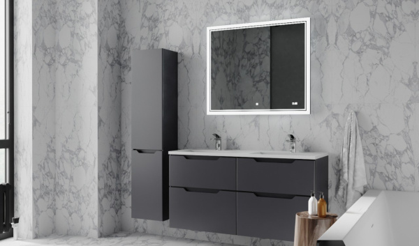 Тумба Вектор 120 подвесная антрацит