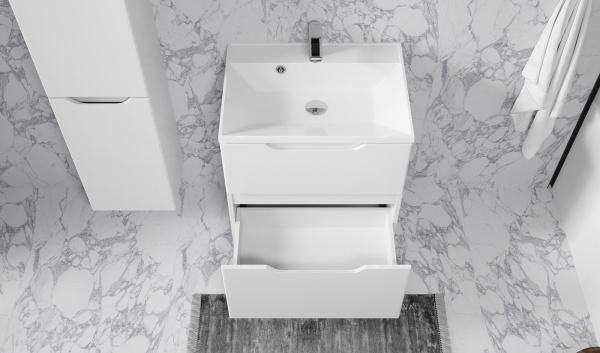 Тумба Вектор 60 подвесная белая