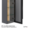 Пенал Нотте 120 подвесной Dark Grey
