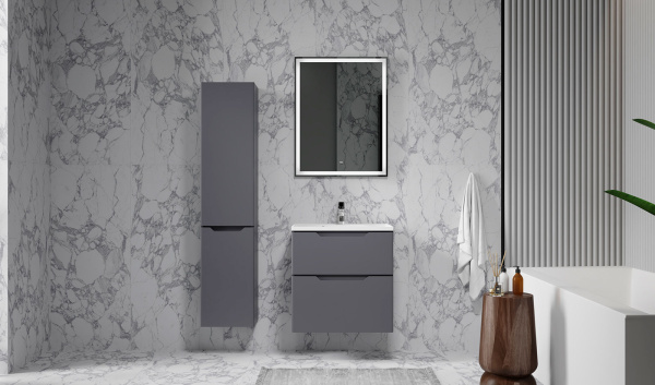 Тумба Вектор 70 подвесная антрацит