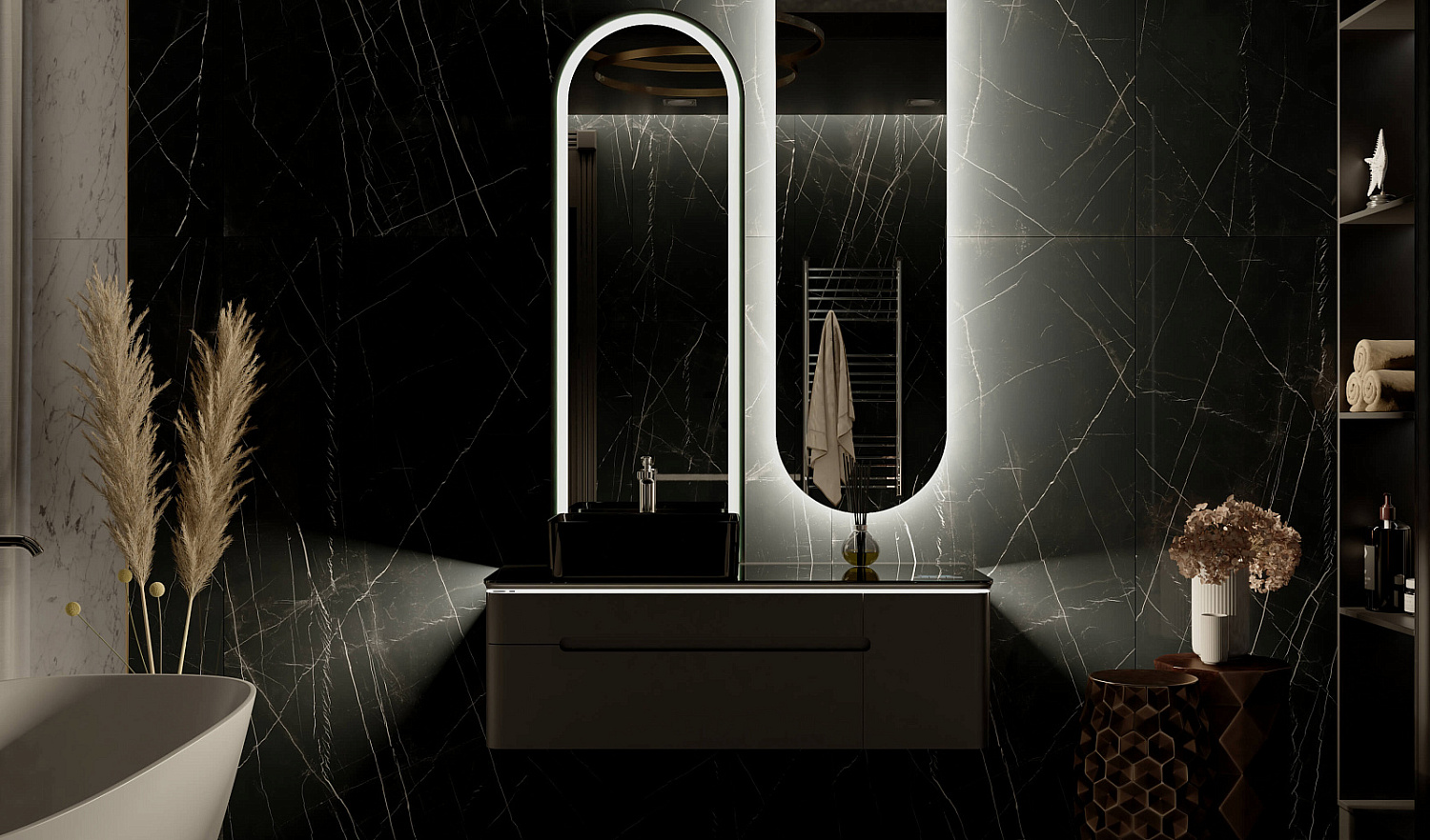 Комплект Shine 120 с Музыкальным Модулем, антрацит