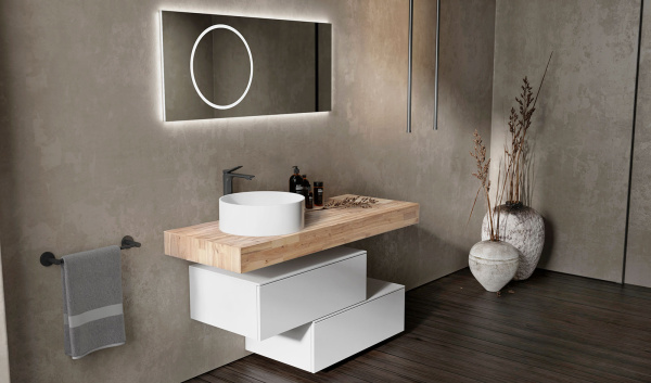 Комплект мебели Modulare 80 подвесной Белый