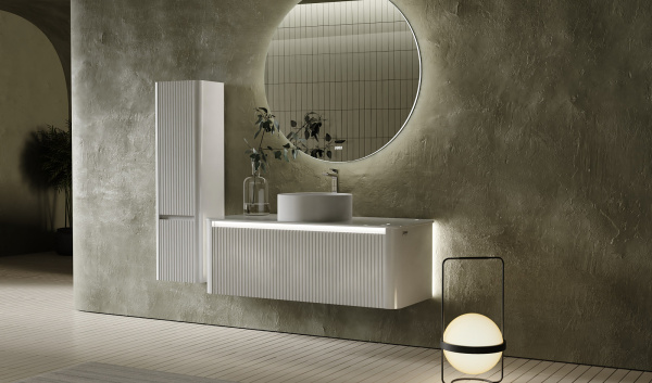 Комплект мебели Lumino 120, подвесной белый