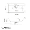Раковина Классика 80