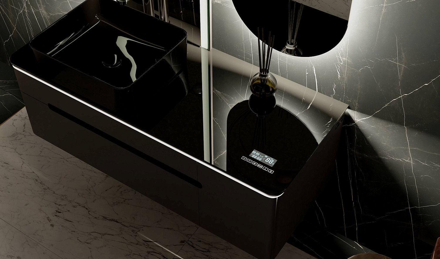 Комплект Shine 120 с Музыкальным Модулем, антрацит