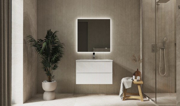 Комплект мебели Костон 80 подвесной Белый