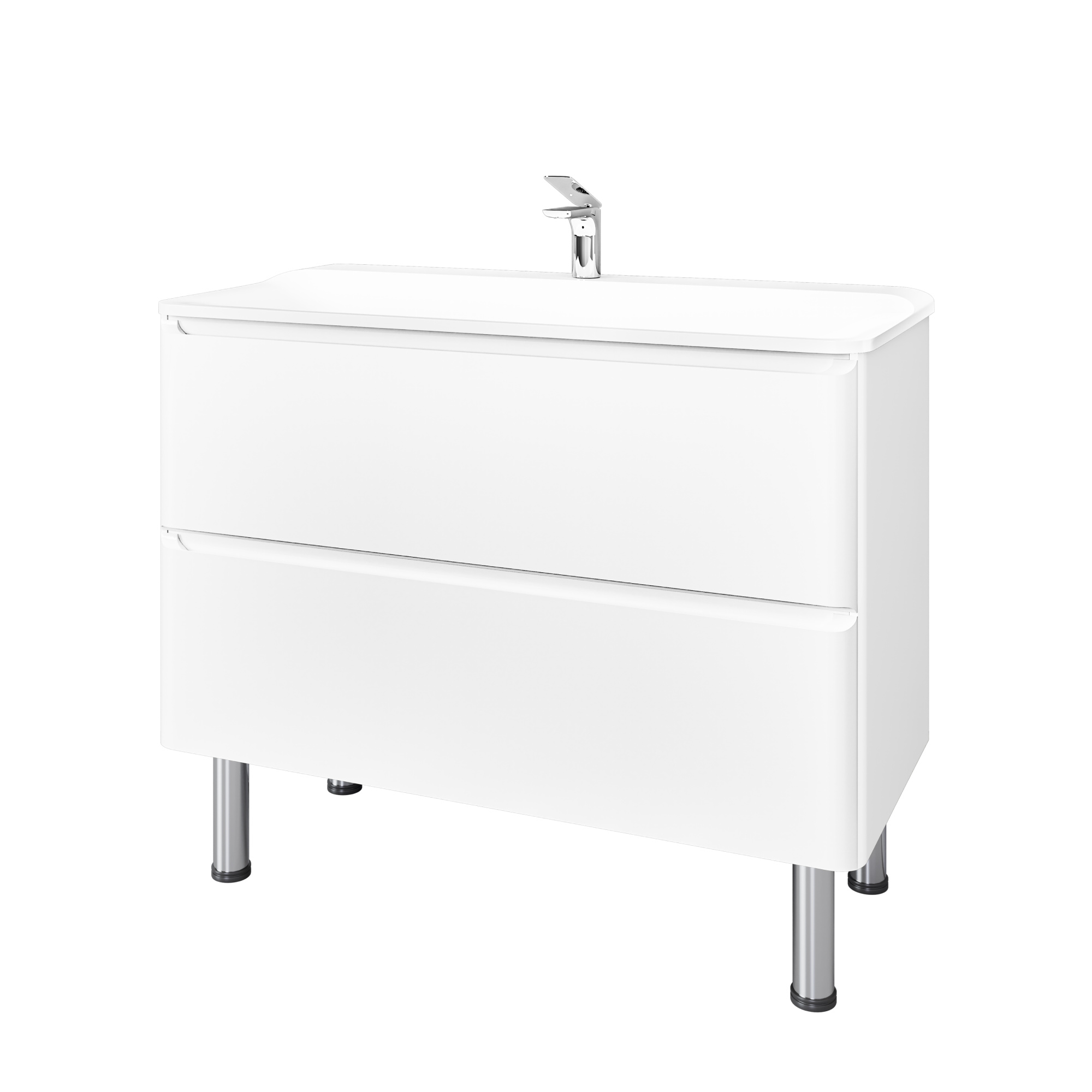 Тумба напольная Welto c 2 ящ. 100 см