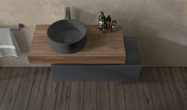 Комплект мебели Modulare 100 подвесной Антрацит