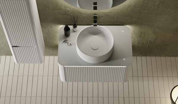 Комплект мебели Lumino 80, подвесной белый