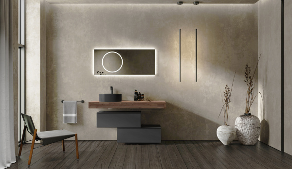 Комплект мебели Modulare 120 подвесной Антрацит