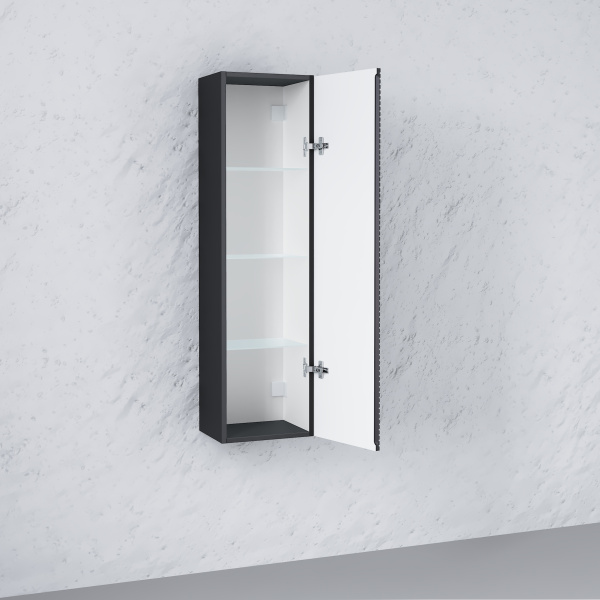 Пенал Stone 120 подвесной, антрацит