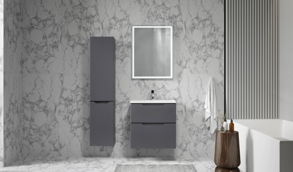 Тумба Вектор 60 подвесная антрацит