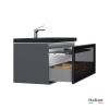 Тумба Нотте 100 подвесная Dark Gray