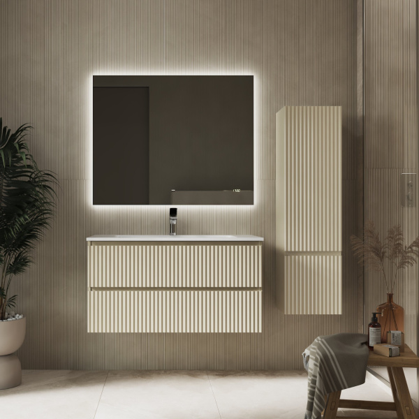 Тумба Костон 100 подвесная Светло-коричневая