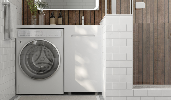 Тумба под стиральную машину Форте 110, напольная правая