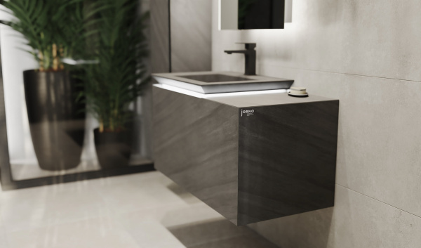 Тумба Incline 90 подвесная, бетон