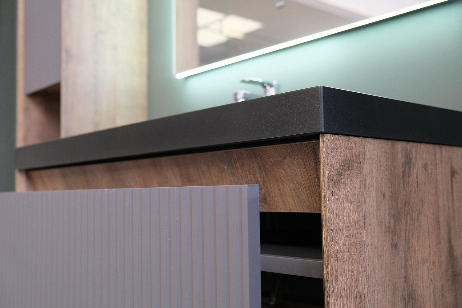 Тумба Тоссони 90 подвесная Дуб Самдал/Антрацит