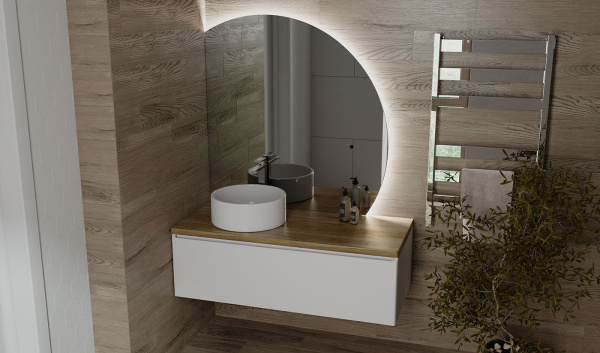 Зеркало Solis new 106 (полукруг)