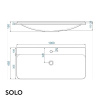 Раковина Solo 100
