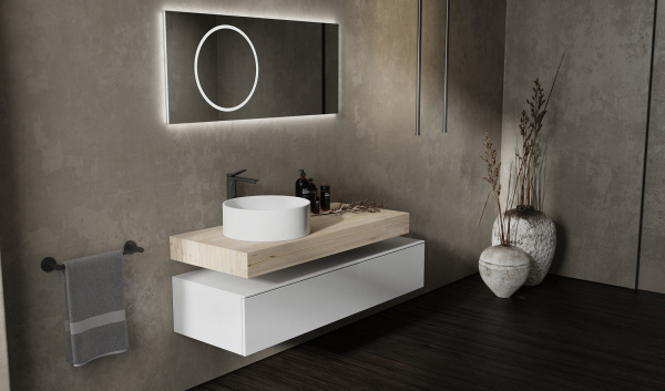 Комплект мебели Modulare 120 подвесной Белый