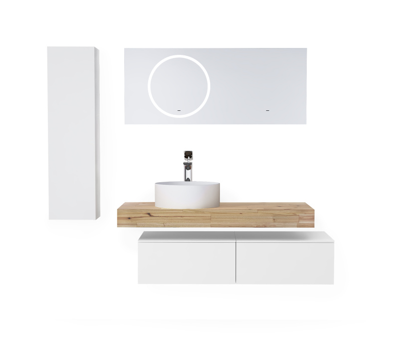 Комплект мебели Modulare 100 подвесной Белый