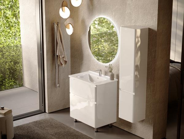 Пенал Морелле , подвесной белый