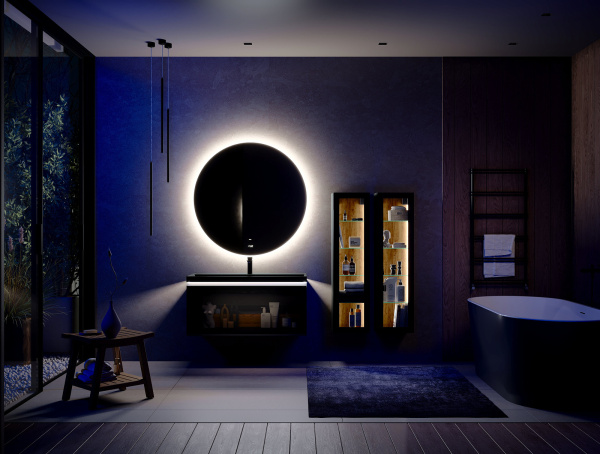 Комплект мебели Notte 100 подвесной Dark Grey