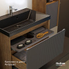 Комплект мебели Тоссони 70 подвесной Сонома светлая/Белый