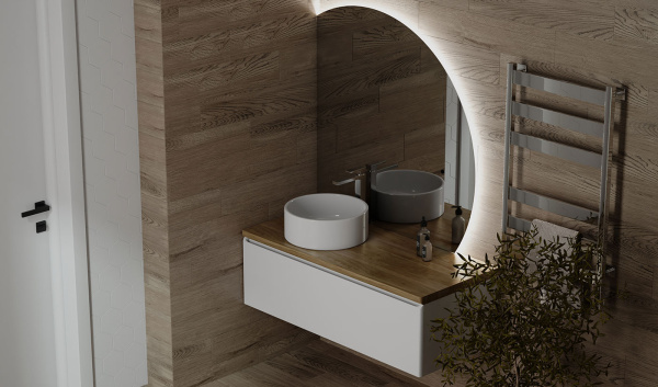 Зеркало Solis new 106 (полукруг)