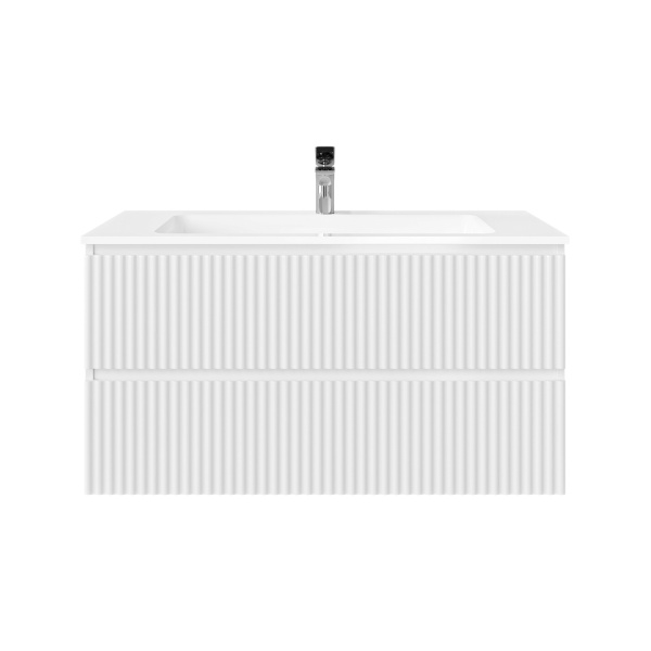 Тумба Костон 100 подвесная белая