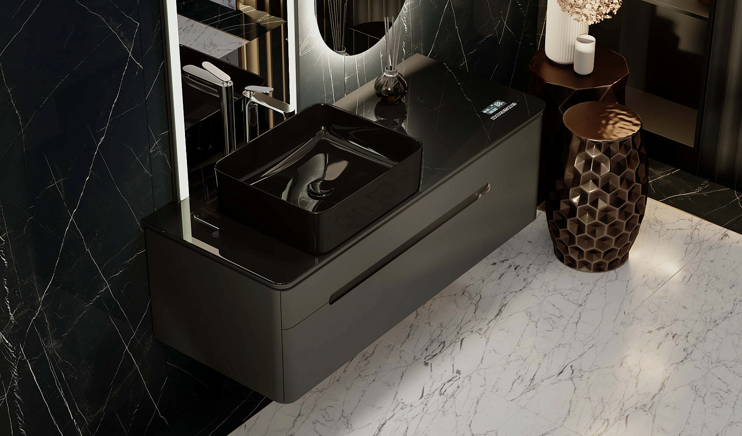 Комплект Shine 120 с Музыкальным Модулем, антрацит