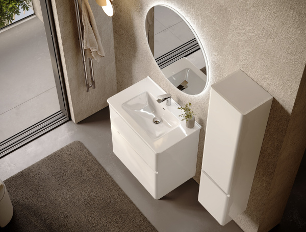 Пенал Морелле , подвесной белый