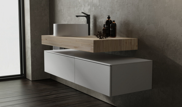 Комплект мебели Modulare 120 подвесной Белый