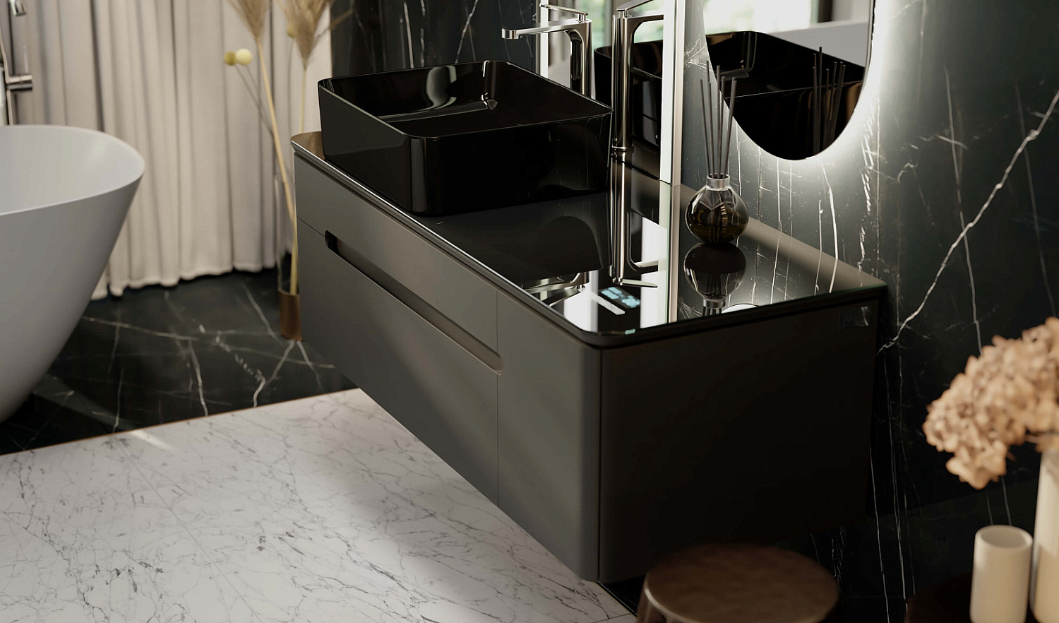 Комплект Shine 120 с Музыкальным Модулем, антрацит