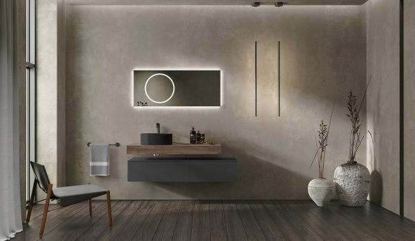 Комплект мебели Modulare 140 подвесной Антрацит