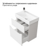Раковина Слим Синерджи 55