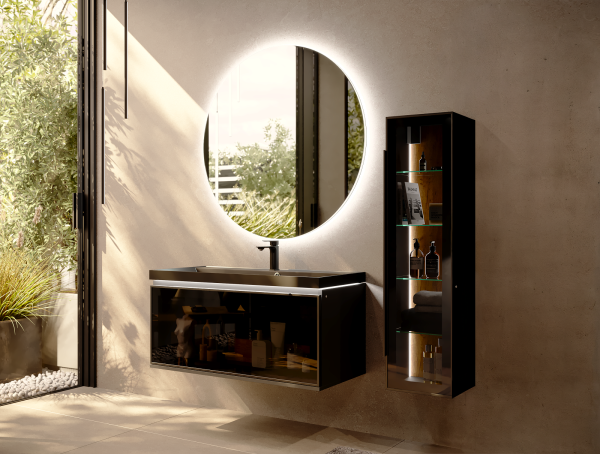 Комплект мебели Notte 100 подвесной Dark Grey