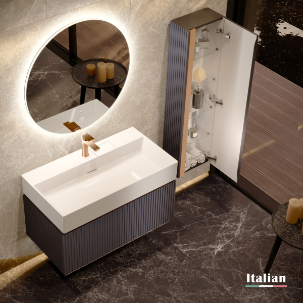 Комплект мебели Filoro 90 подвесной Антрацит