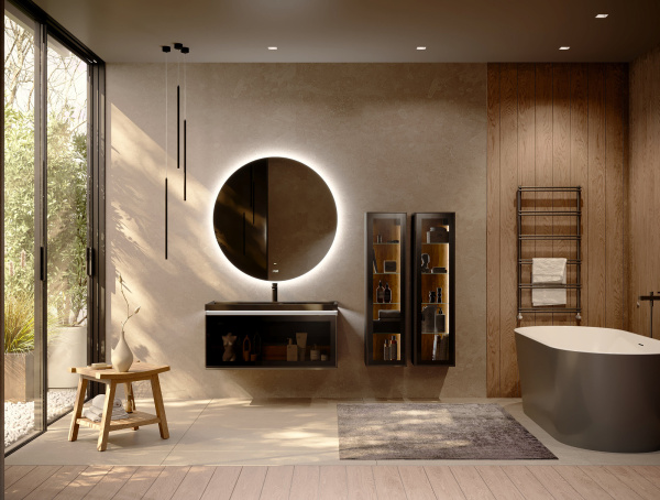 Комплект мебели Notte 100 подвесной Dark Grey