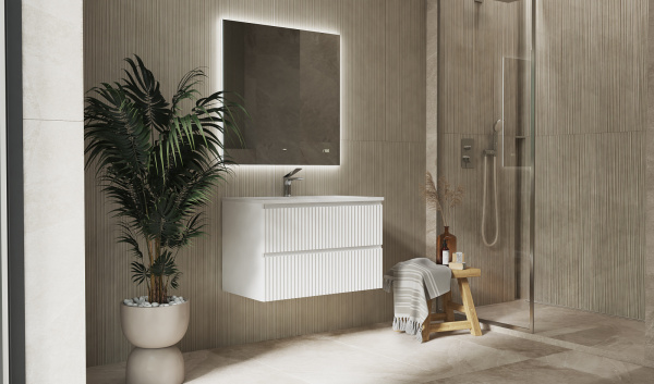 Комплект мебели Костон 80 подвесной Белый