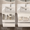 Комплект Клэриди 70, напольный белый