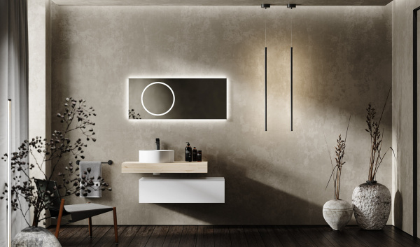 Зеркало Модуларе 120 с подсветкой