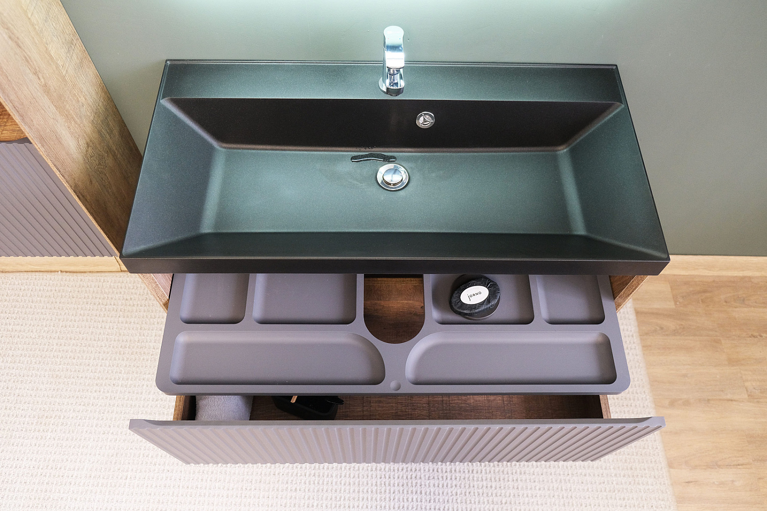 Тумба Тоссони 90 подвесная Дуб Самдал/Антрацит