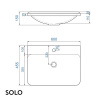 Раковина Solo 60