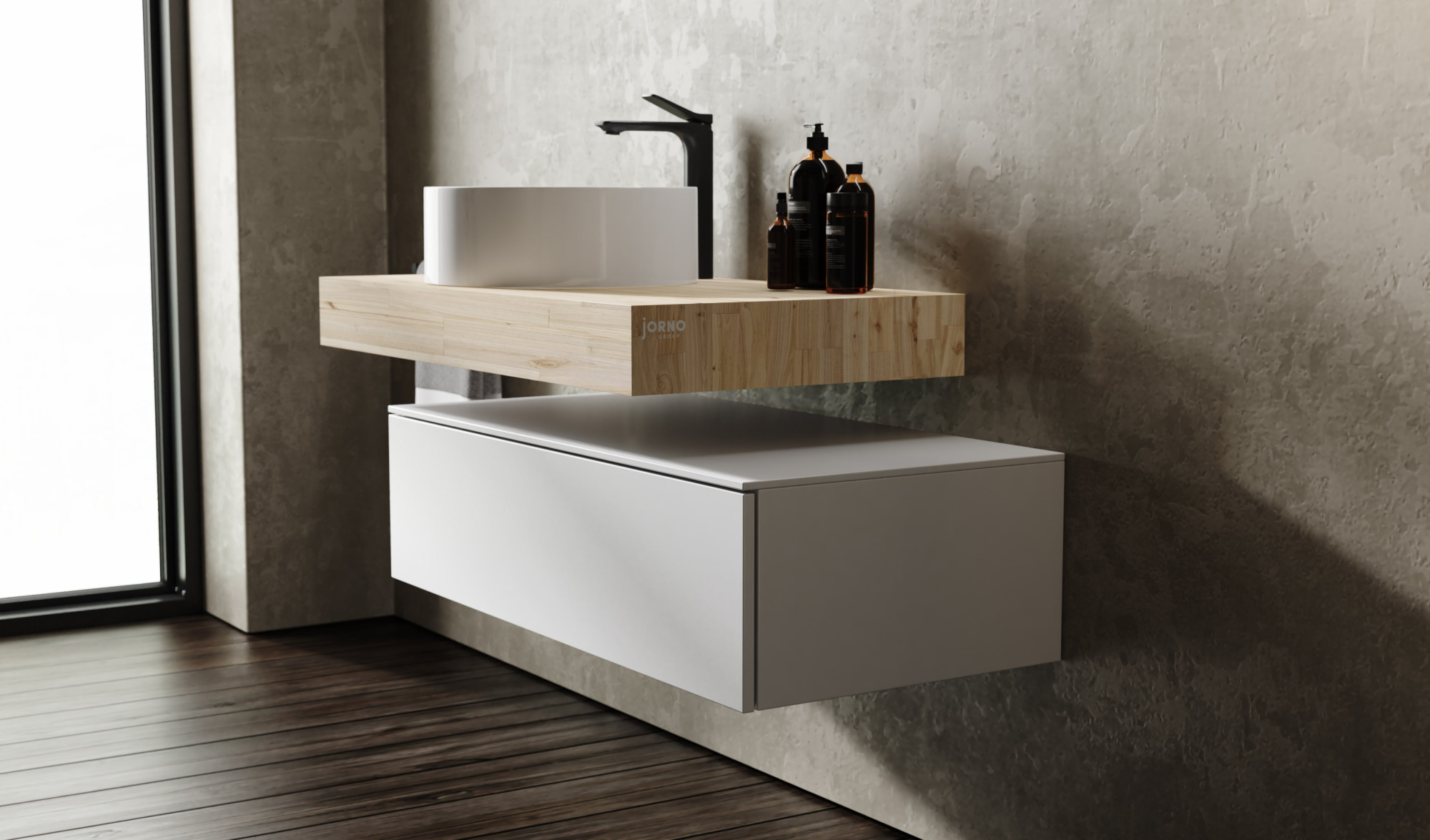 Тумба Modulare модульная 100 см белая